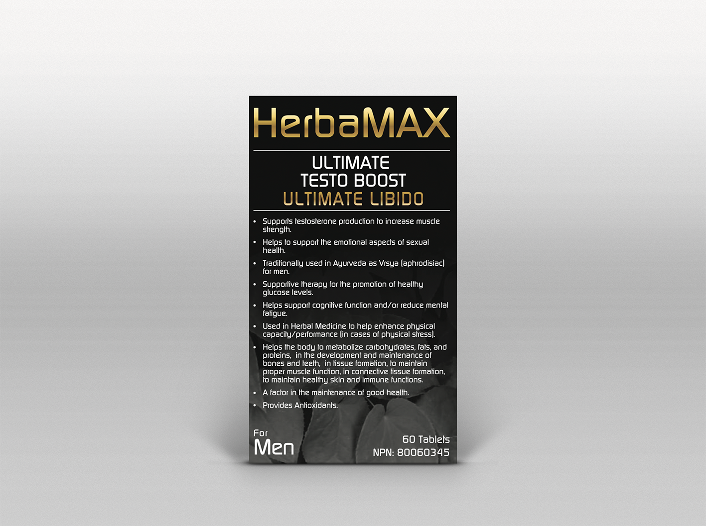 HerbaMAX Ultimate Testo Boost & Libido (60 Count)