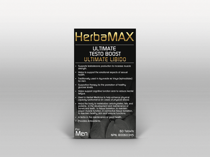 HerbaMAX Ultimate Testo Boost & Libido (60 Count)